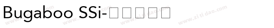 Bugaboo SSi字体转换